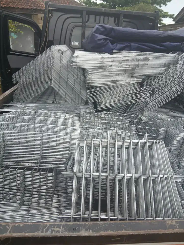 Kandang galvanis ayam petelur pintu 4 isi 8 ekor