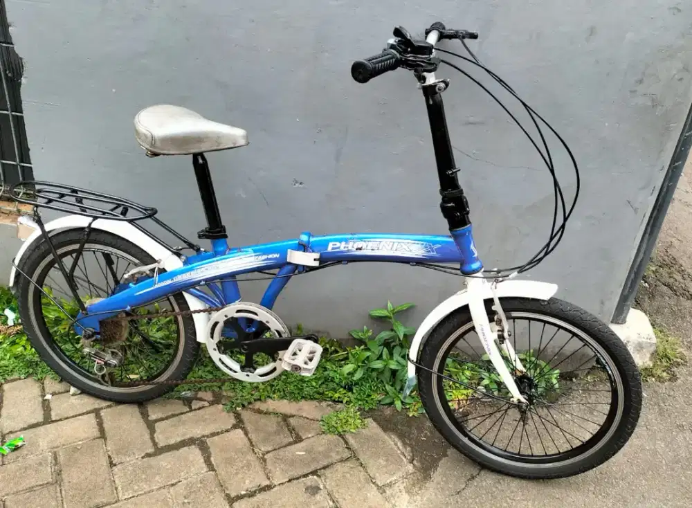 Sepeda lipat ukuran 20 kondisi normal sepeda 7