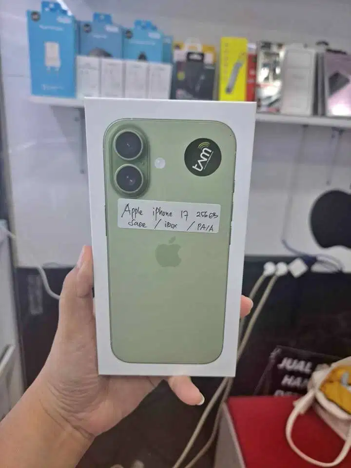 IPhone 17 256GB Sage New Segel Garansi Resmi IBox