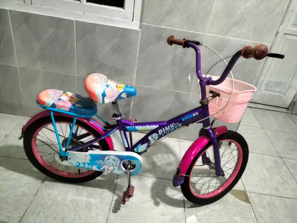 Sepeda mini ukuran 18 untuk usia 6 7 8 9 10 tahun