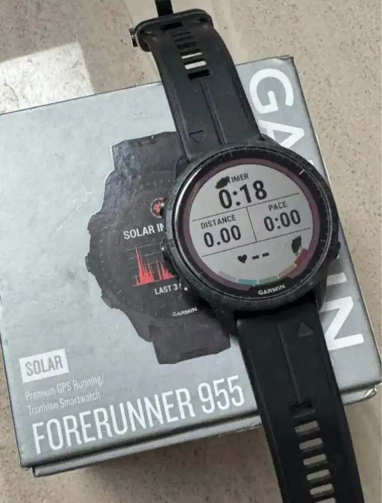 Garmin Forerunner 955 solar bekas