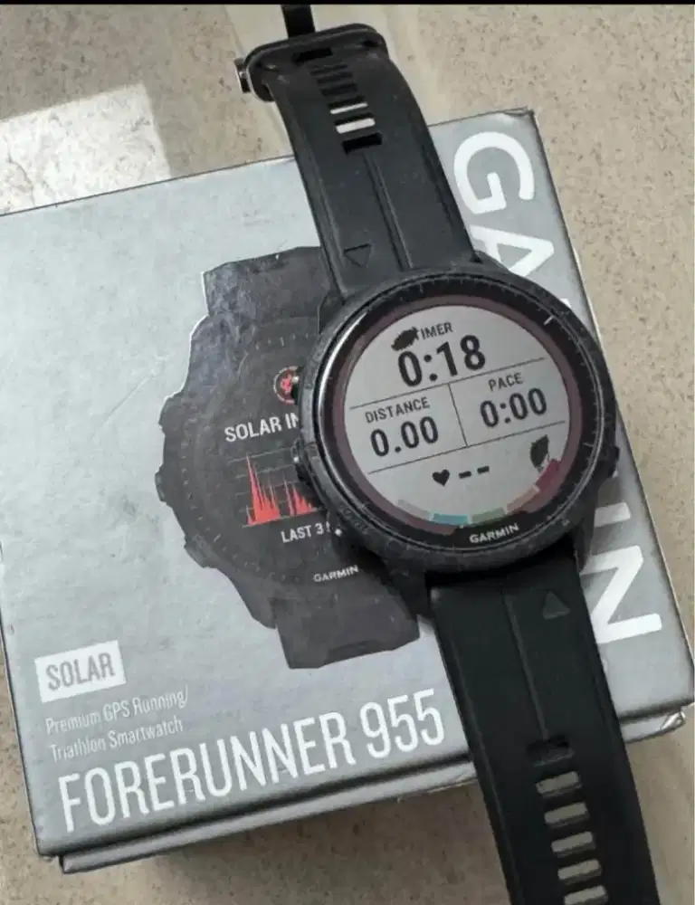Garmin Forerunner 955 solar bekas