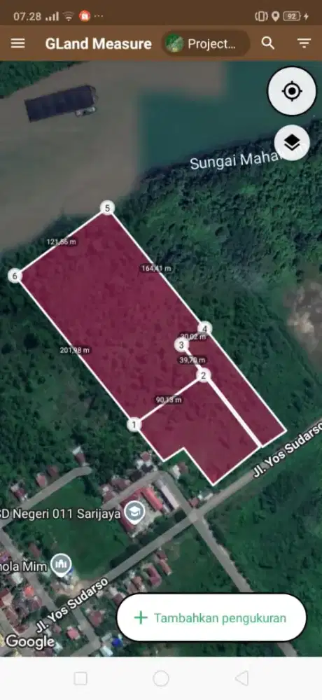 TANAH DI JUAL LUAS 3 HA, LOKASI SANGAT STRATEGIS, COCOK UNTUK JETTY