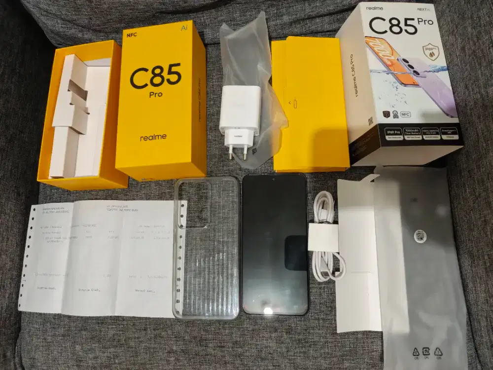 RealMe C85 8/256 Seri Tertinggi Baru Sebulan