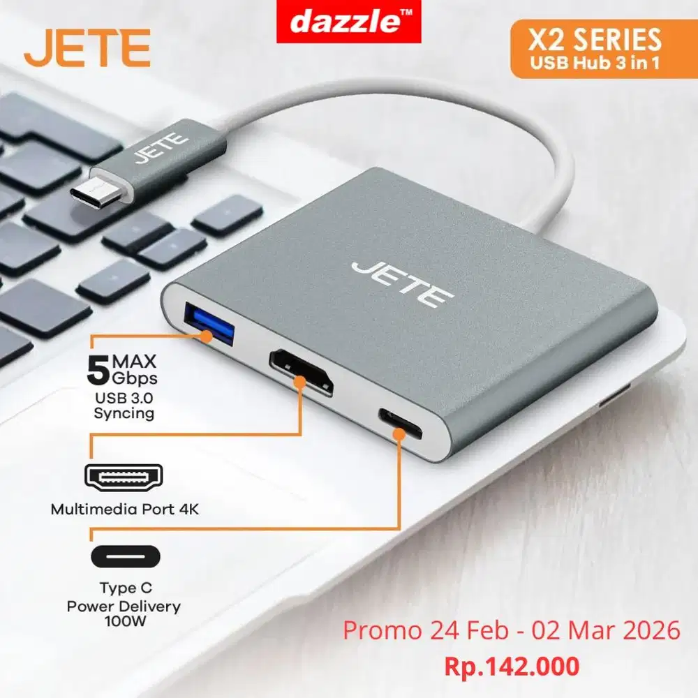 USB HUB X2 3 in 1