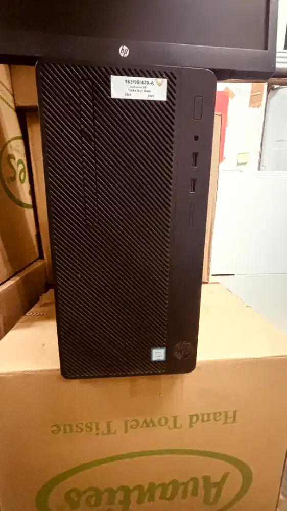 PC Cpu Hp 280 G3 mt / CPU Core i3 gen 6 ram 8gb SSD 512