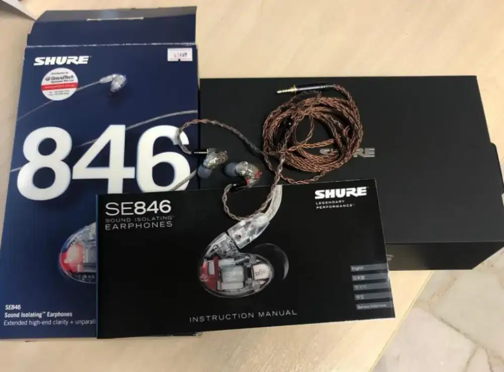 Shure SE846 In-Ear Monitor IEM earphone grandtech original second