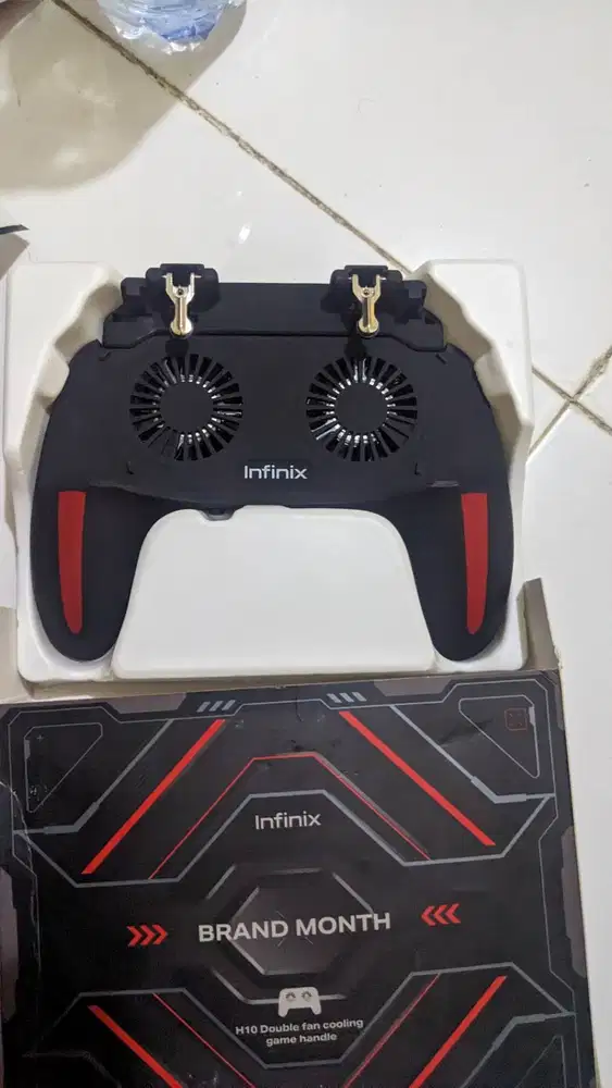 Gamepad Infinix ORI dengan cooling (2 kipas)