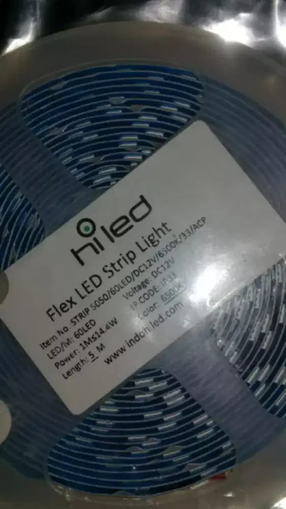 Lampu strip led hiled 4pcs baru