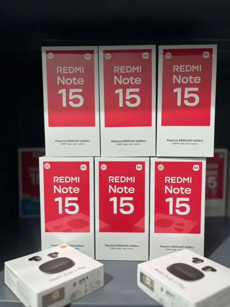 NEW REDMI NOTE 15 SERIES GARANSI RESMI XIAOMI INDONESIA!!