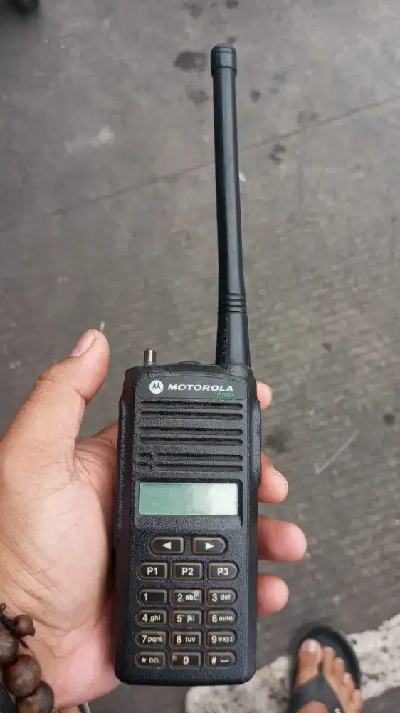 Jual borongan 3unit ht motorola cp1660 dan baopeng