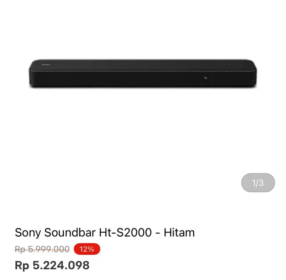SONY SOUNBAR HT-S2000