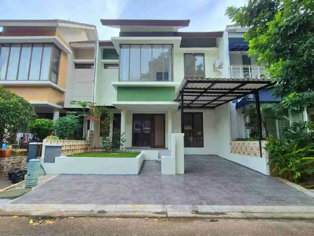 Rumah Sewa 2 lantai siap huni lokasi di Discovery Bintaro