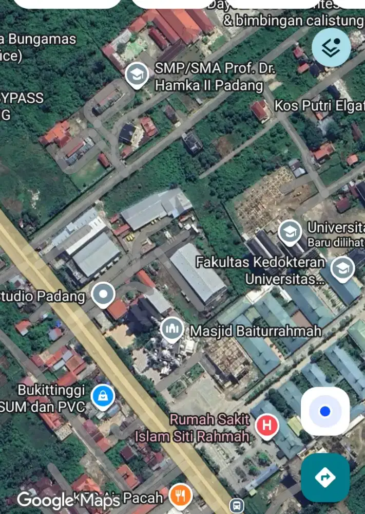 Kavling Strategis Sebelah Kampus Universitas Baiturrahmah By Pass