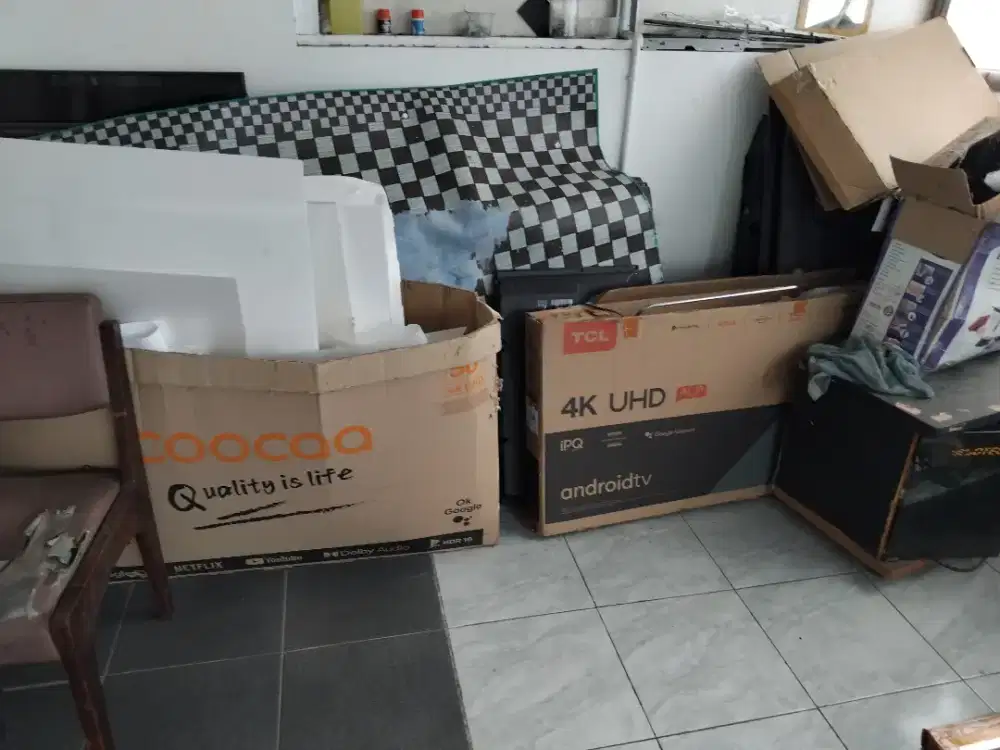 terima jenis tv led minus atau rusak  normal