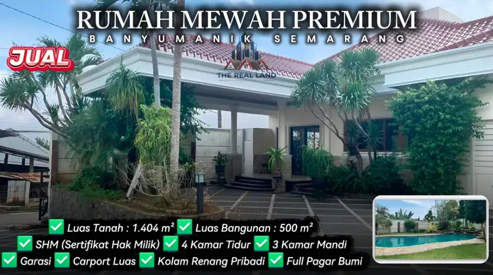 DIJUAL RUMAH MEWAH DI BANYUMANIK SEMARANG