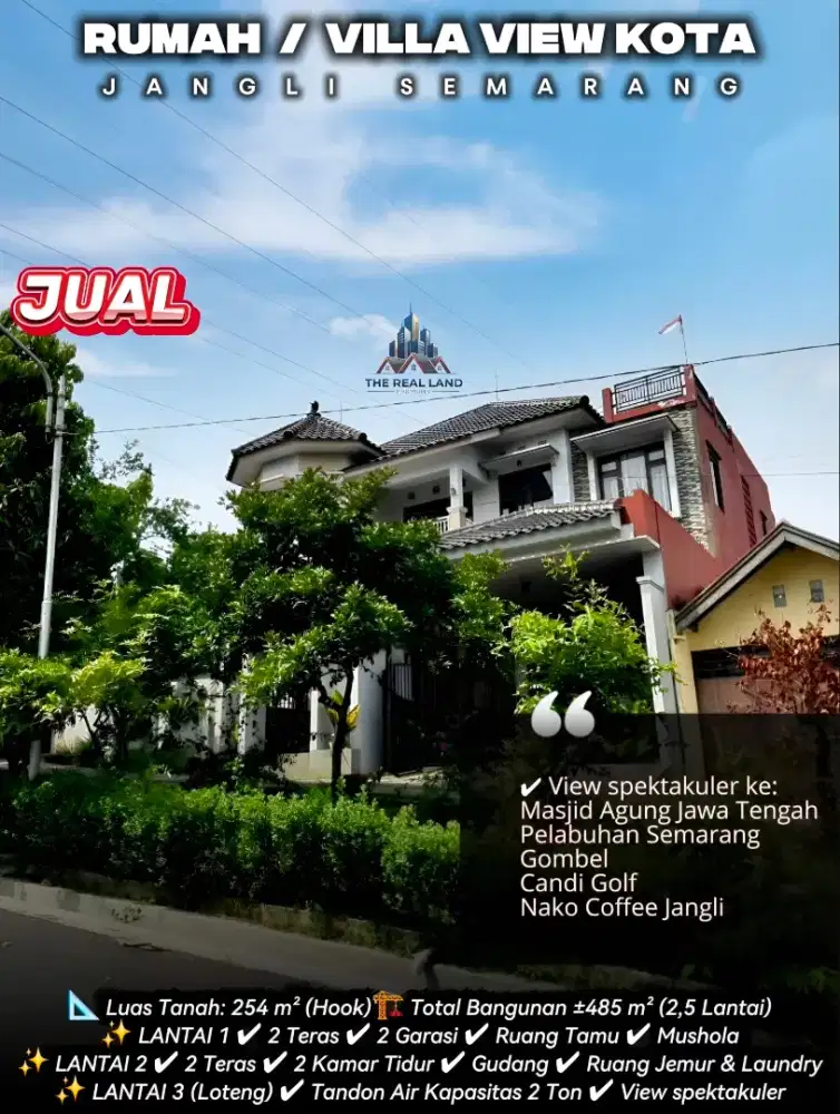 RUMAH VILLA DI JANGLI ATAS KOTA SEMARANG