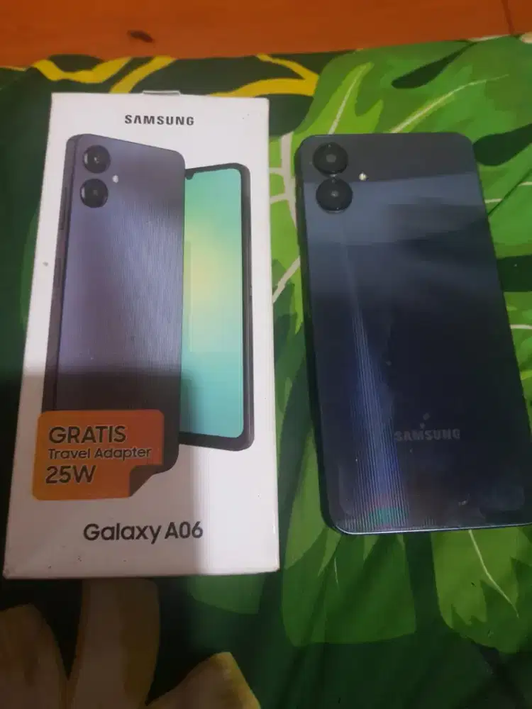 JUAL SAMSUNG A06 4G FULL BOX  LIKE NEW