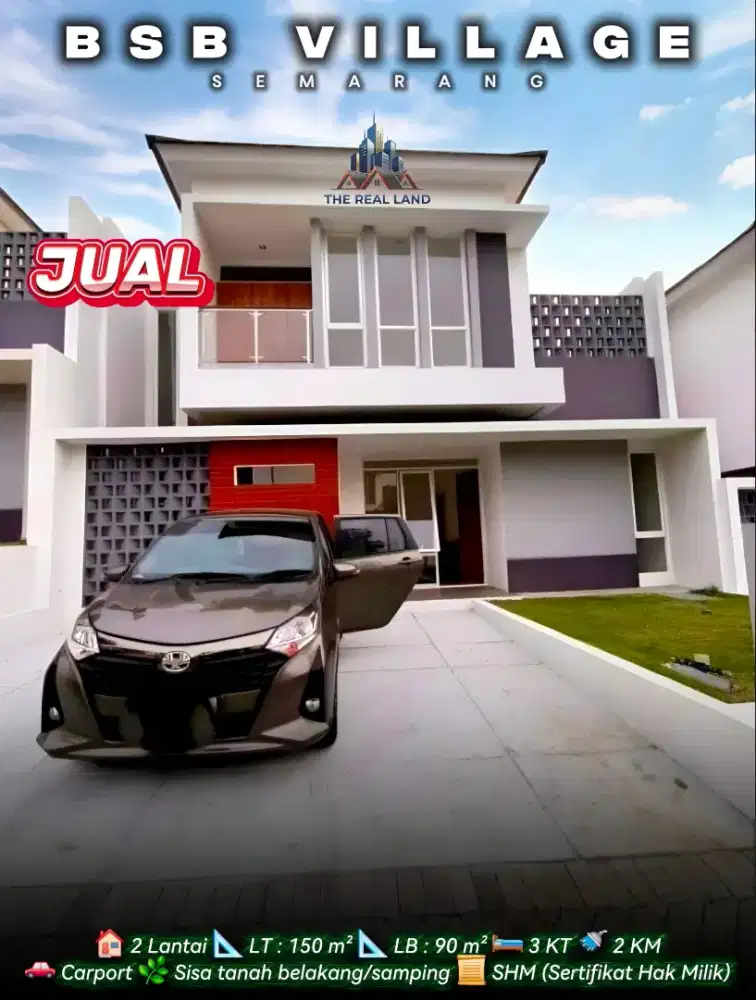 RUMAH DIJUAL KAWASAN BSB VILLAGE LOKKA BSB SEMARANG