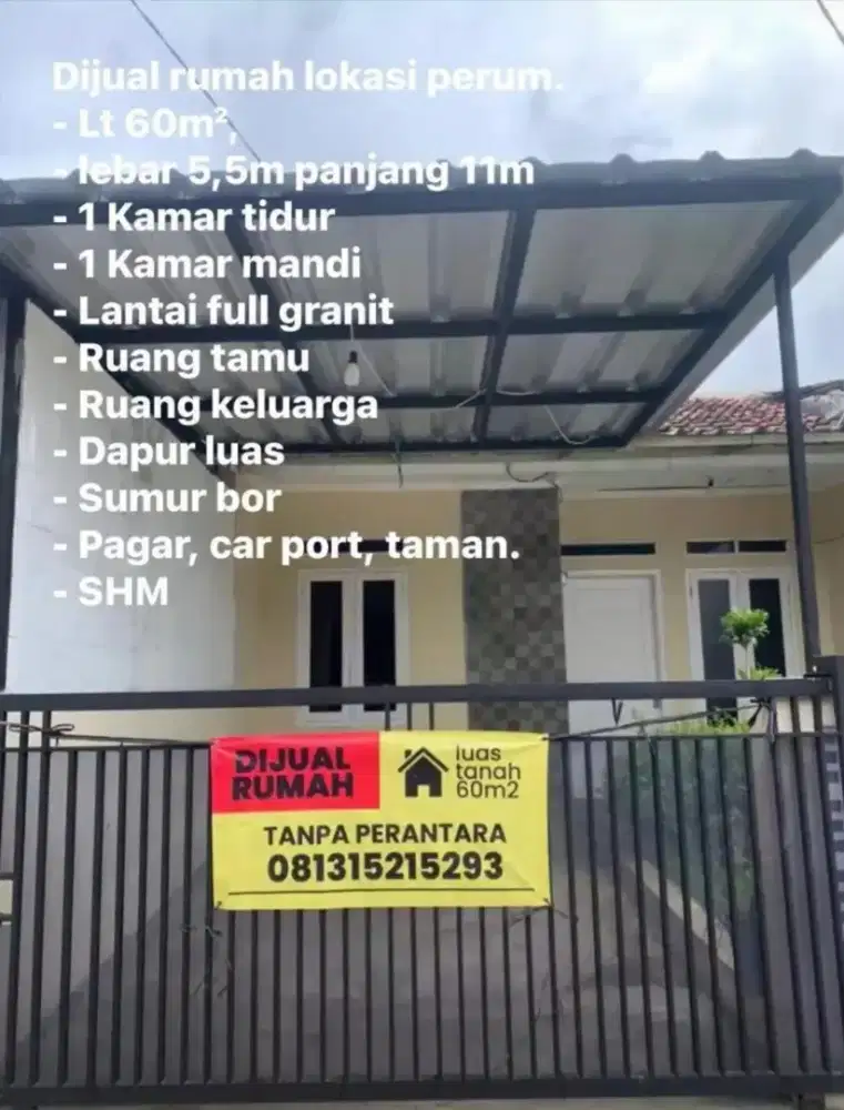Rumah minimalis estetik dalam komplek, hunian asri dan sejuk