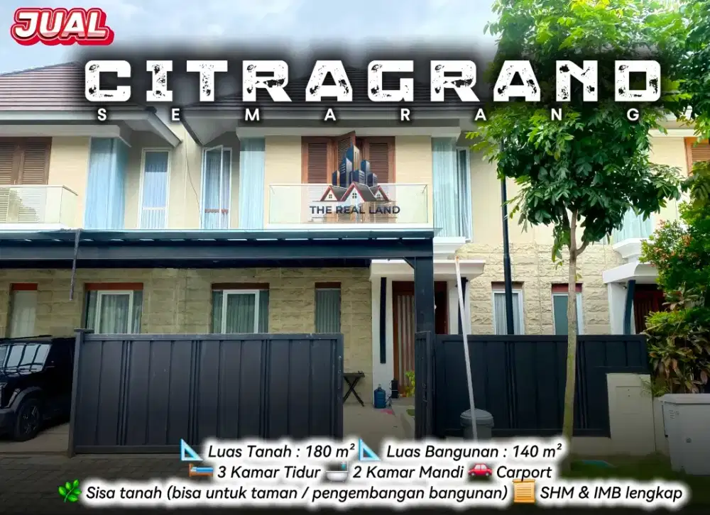 RUMAH DIJUAL KAWASAN CITRAGRAND DI SEMARANG