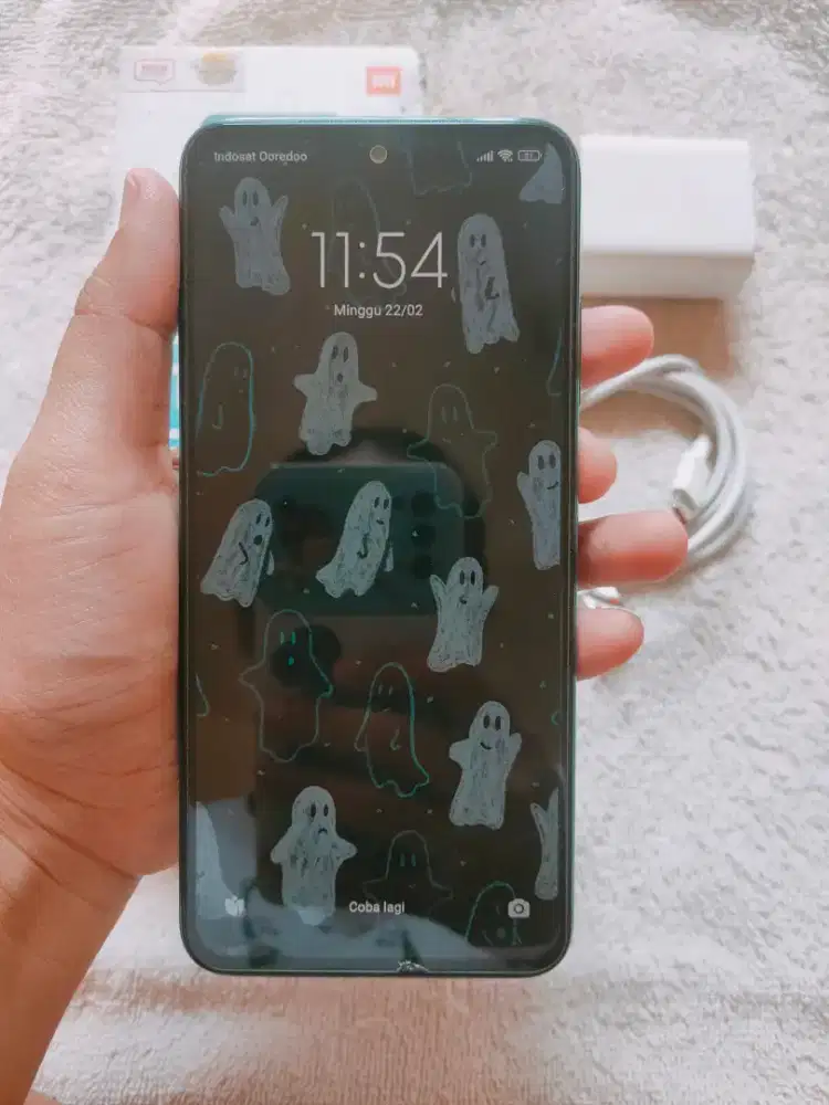 Redmi note 10 4/64 fullset orian minus layar shadow