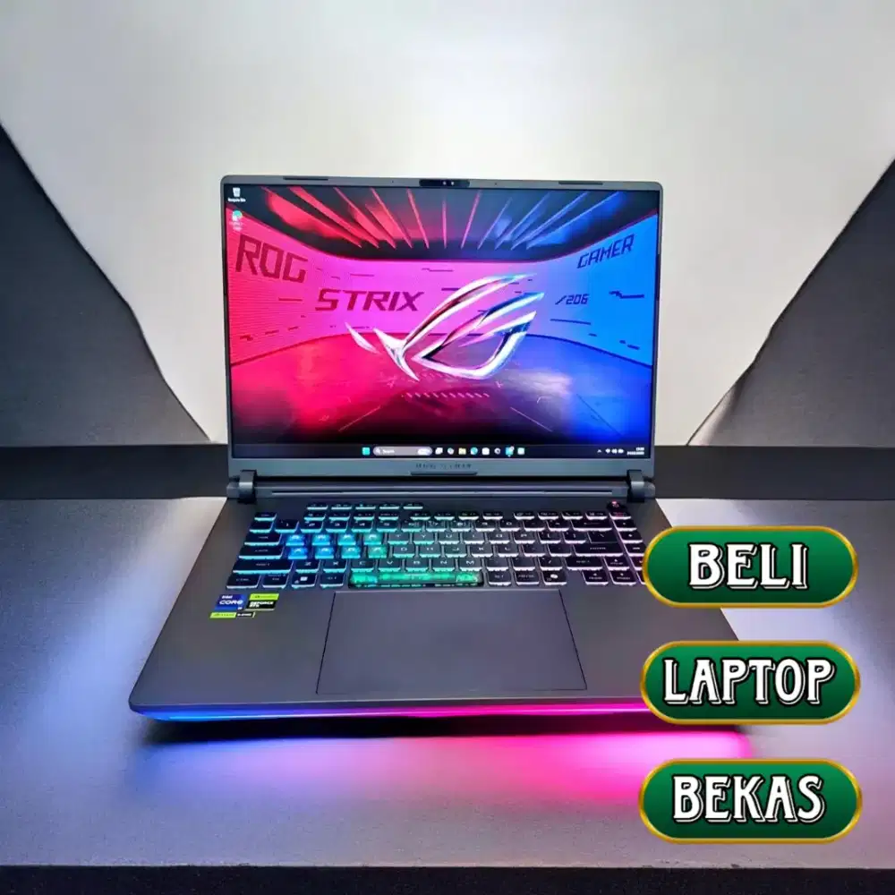 Terima laptop like new & gaming segala. Kondisi