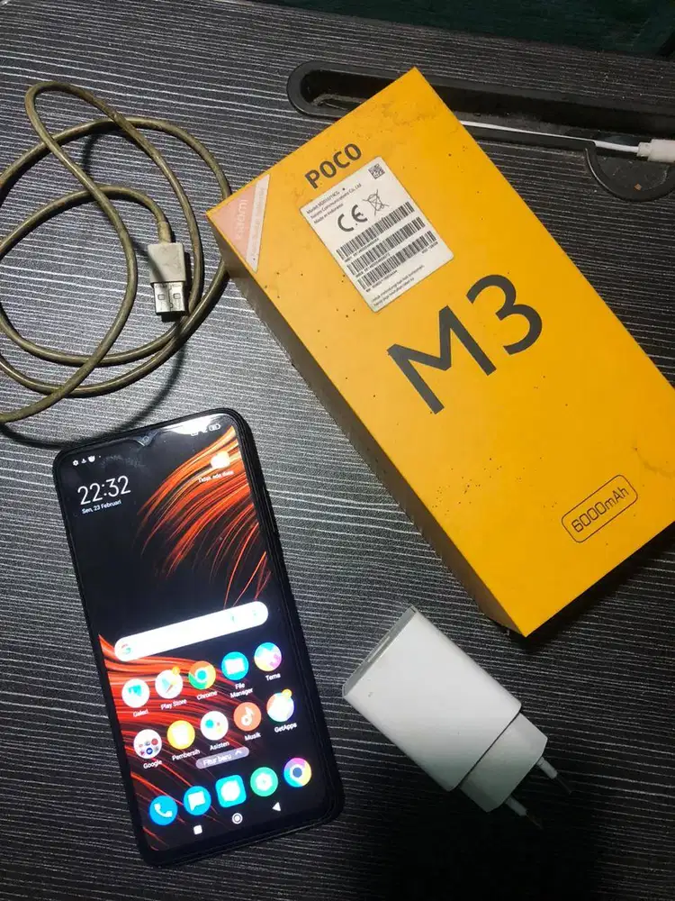 poco m3 6/128 fullset jual gercep