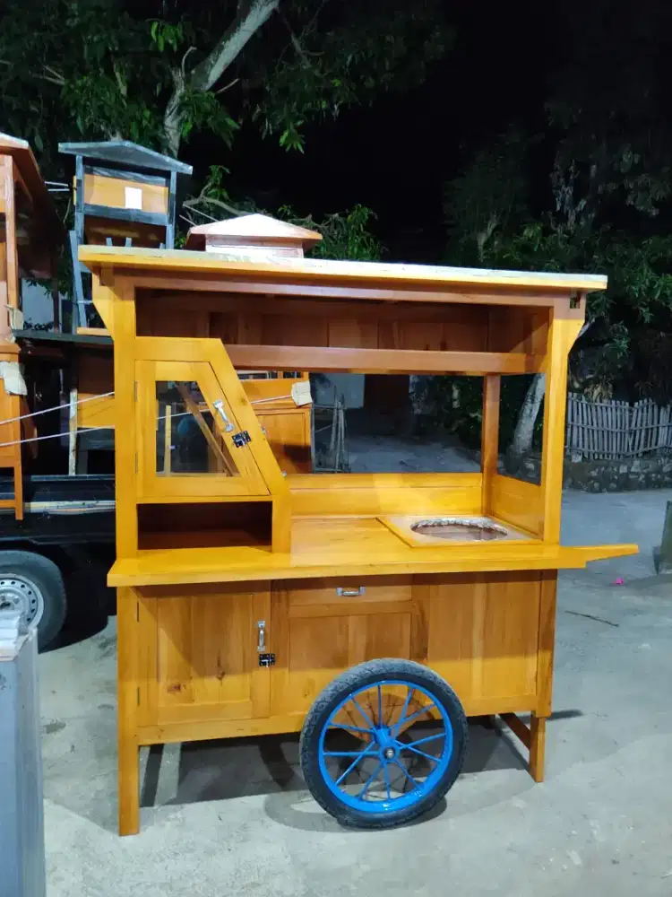 Jual Gerobak Angkringan, Bakso, Mie Ayam, Bubur, Sate, Soto, Pecel dll