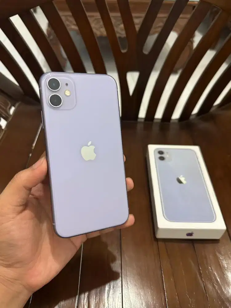 Iphone 11 64gb Purple, Mulus Fullset