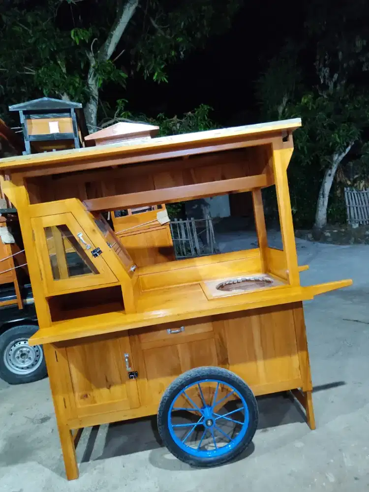 Jual Gerobak Angkringan, Bakso, Mie Ayam, Bubur, Sate, Soto, Pecel dll