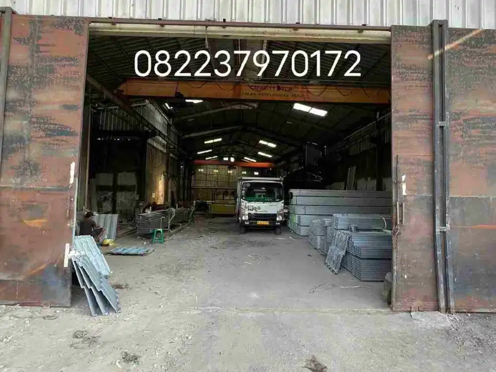 Disewakan Dijual Gudang di Pinggir Jalan Kampung Bogor Tarumajaya Setia Asih Bekasi
