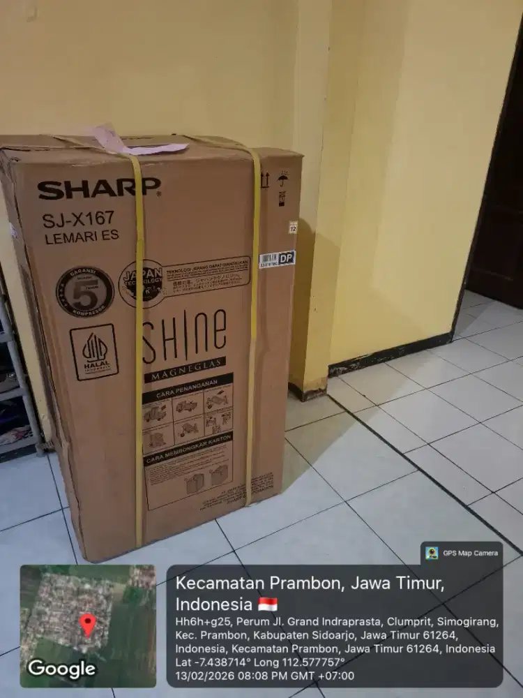 Kulkas 1 Pintu Sharp Type SJ-X167 BARU/MASIH SEGEL