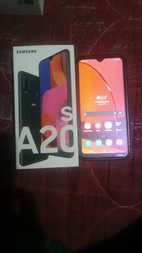 Di jual hp merk Samsung A20S Ram 3/32 GB