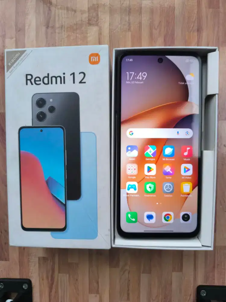 Jual murah Redmi 12 8/128 kamera jernih mulus no minus