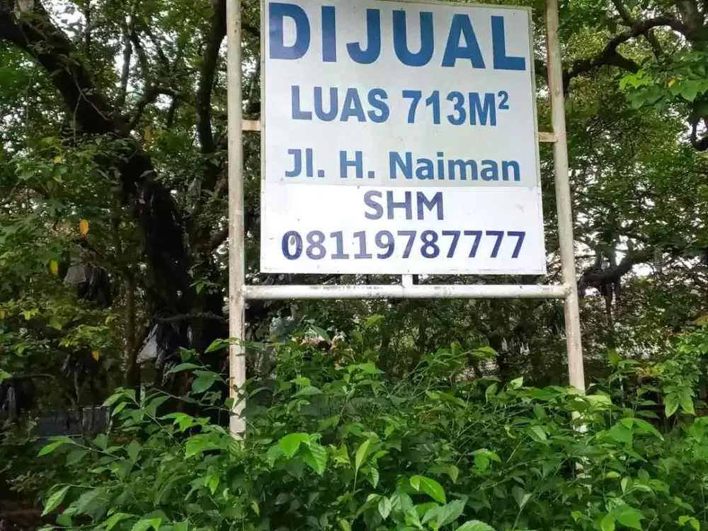 Dijual Tanah Rangkapan Jaya 713m2