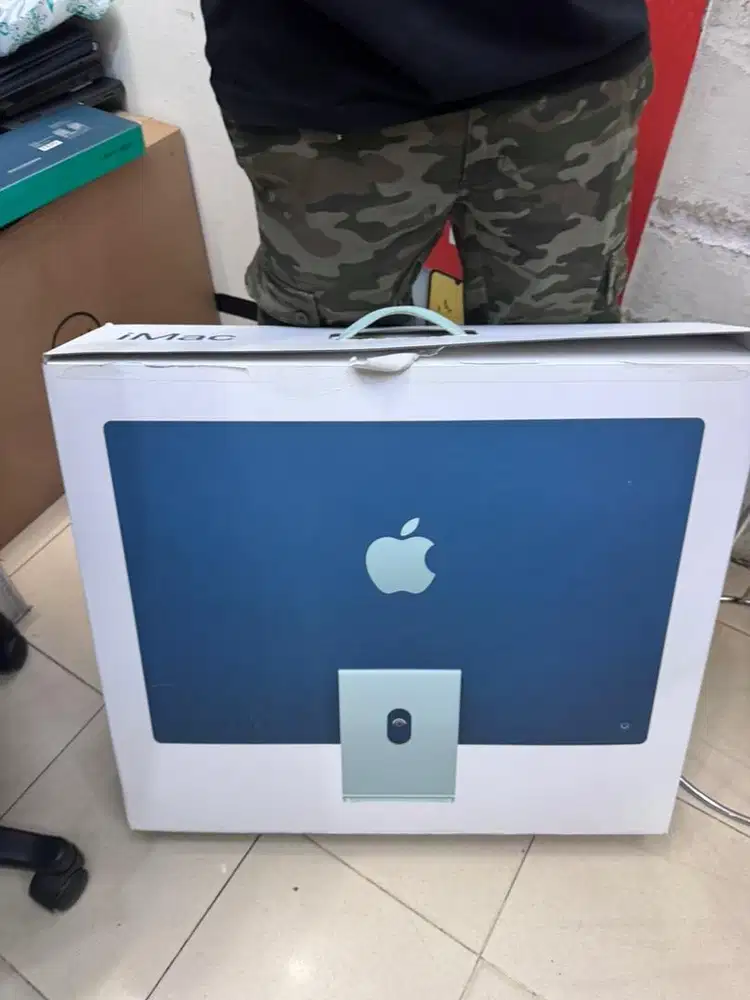 Apple iMac M3 24-inch ram 8/256gb 4 port fulset original ex inter