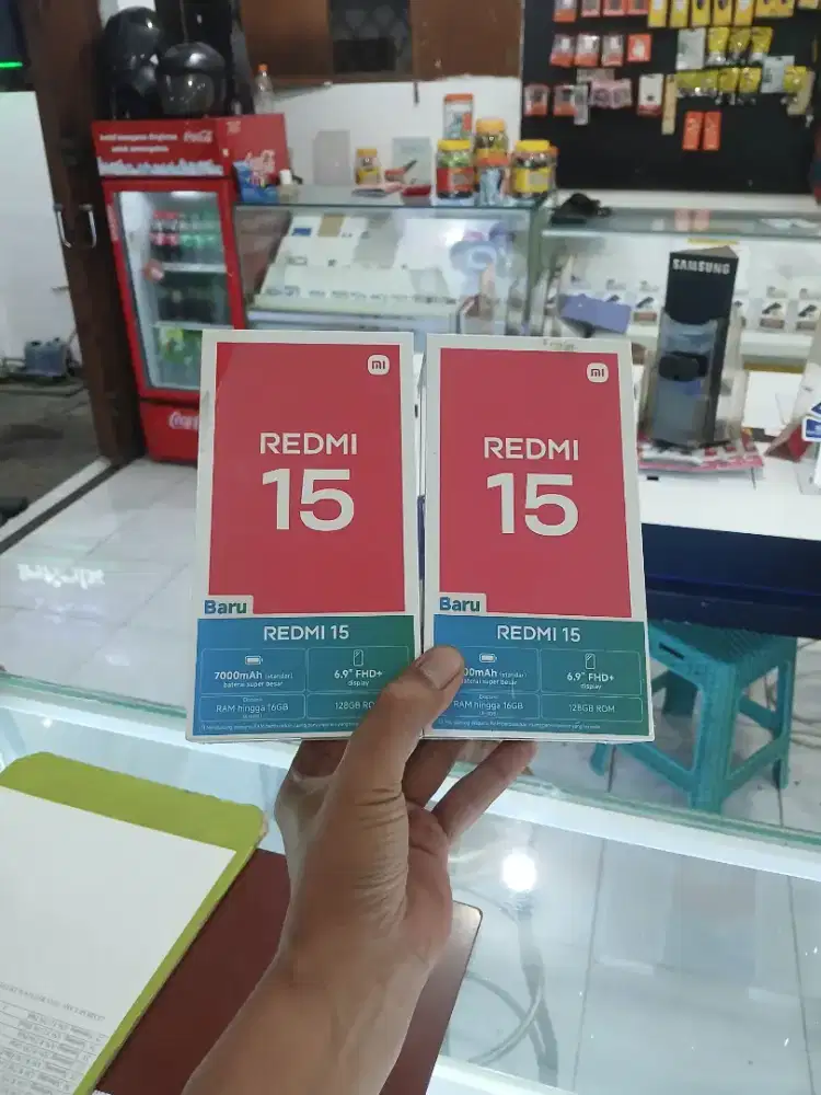 [ Fast respon WA ] Xiaomi Redmi 15 NFC 8+8/128 Garansi resmi 15bln