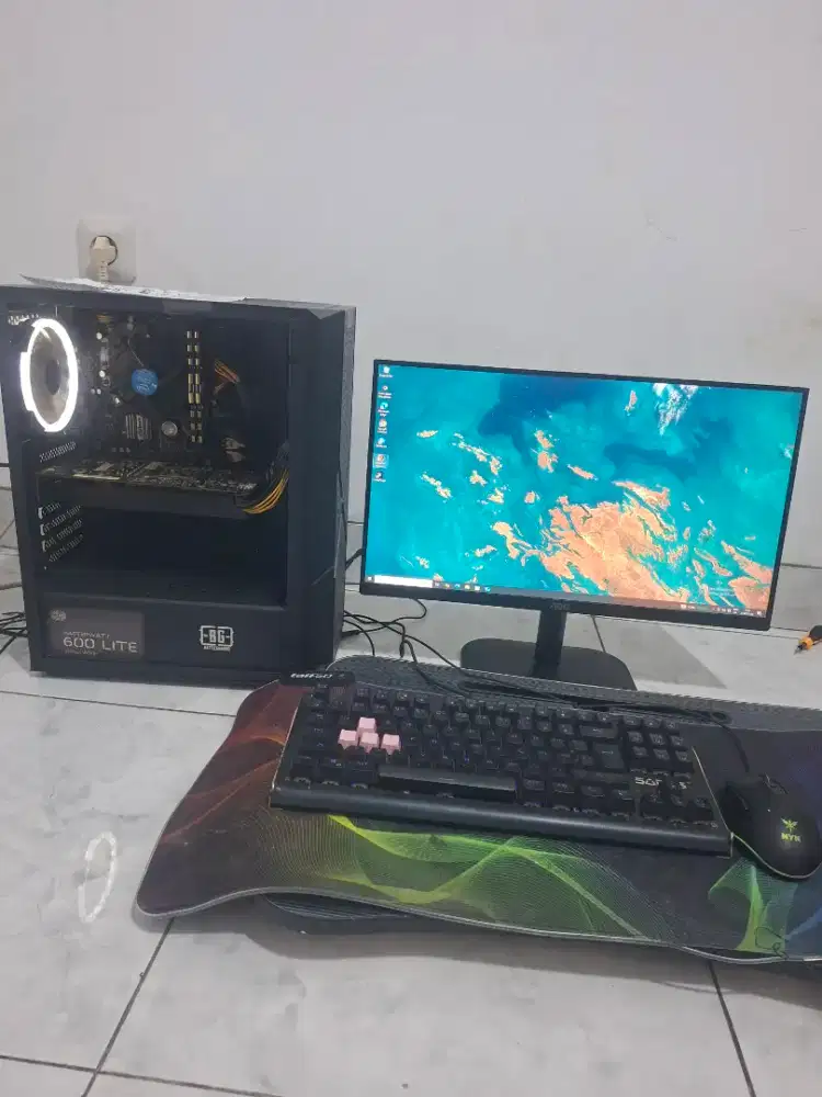 TERMURAH Pc Gaming Pc Fullset core i3 gen 9 VGA Gtx 1060 no rx 2060