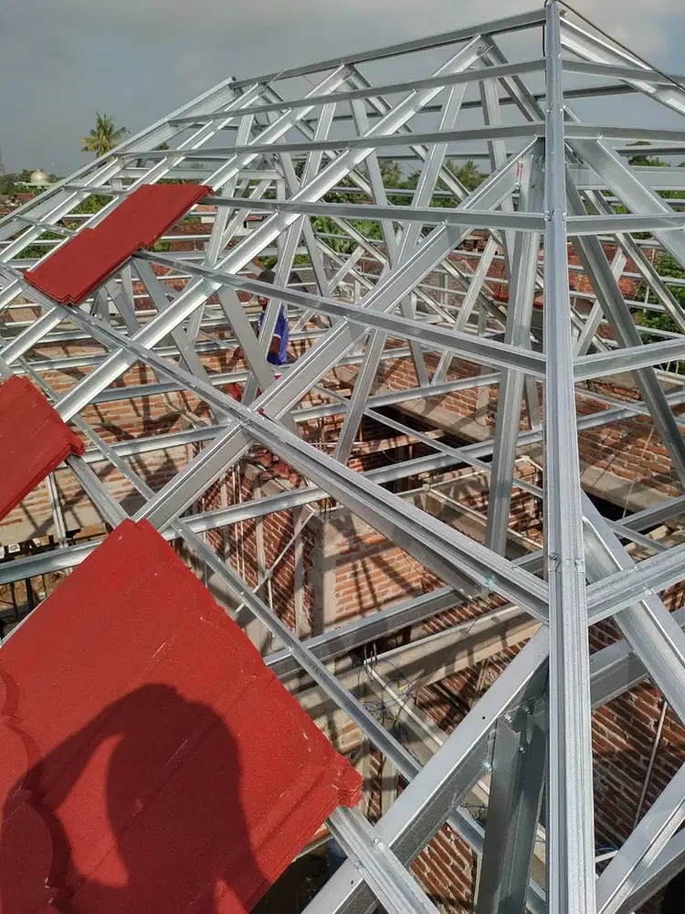 Pemasangan Baja Ringan No 1 Kuatnya Terjamin Aman Hnya Dari BIMA TRUSS