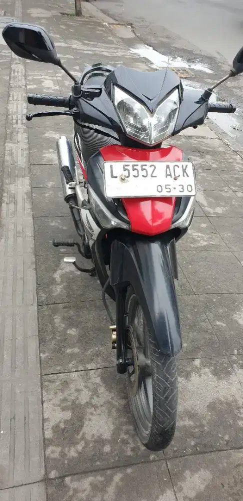 Supra X 125 TR th 2014 Satu hati mukus pjk 05-2026 plat 2030