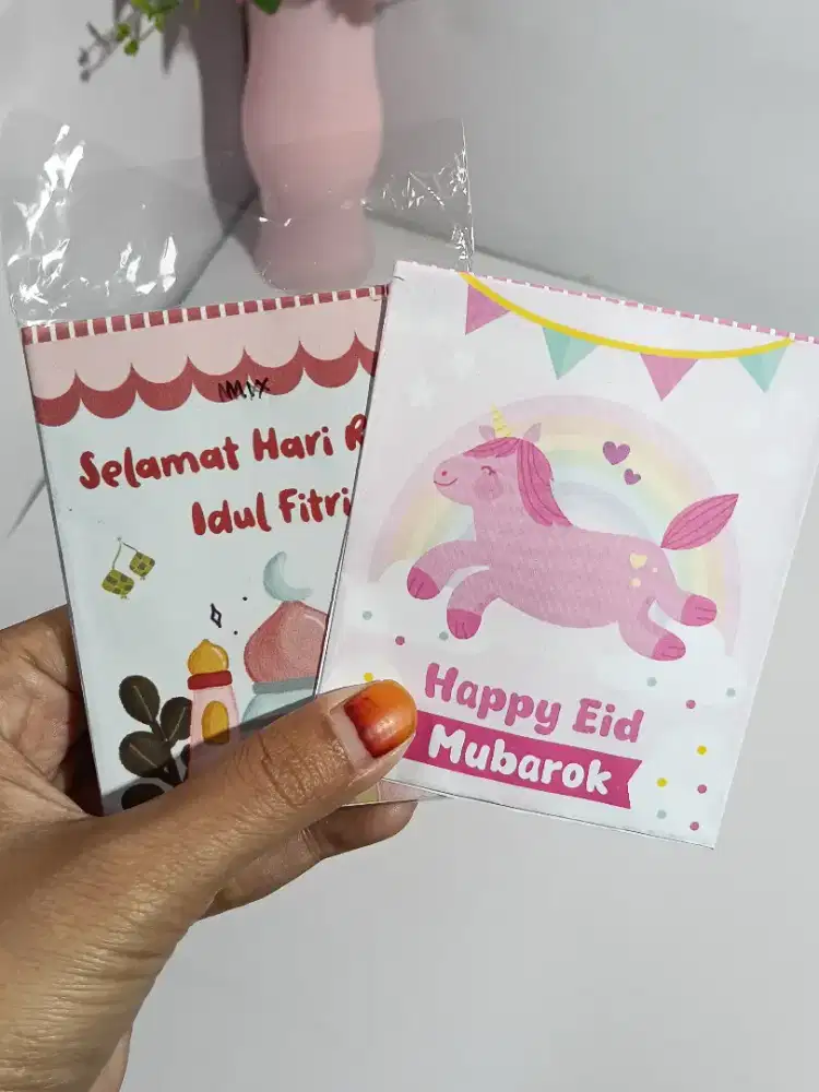 Amplop lebaran bentuk kotak