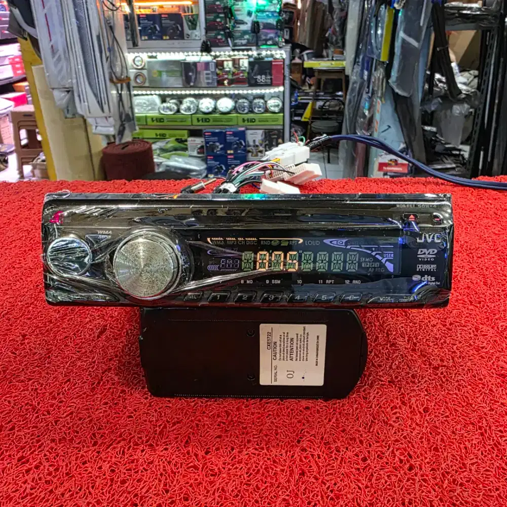 Head Unit Single Din JVC KD-DVH426 CD Radio FM AM