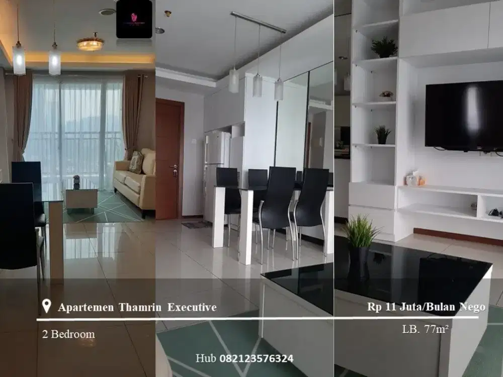 Disewakan Apartement Thamrin Executive Residence Mid Floor 2BR Full Furnished