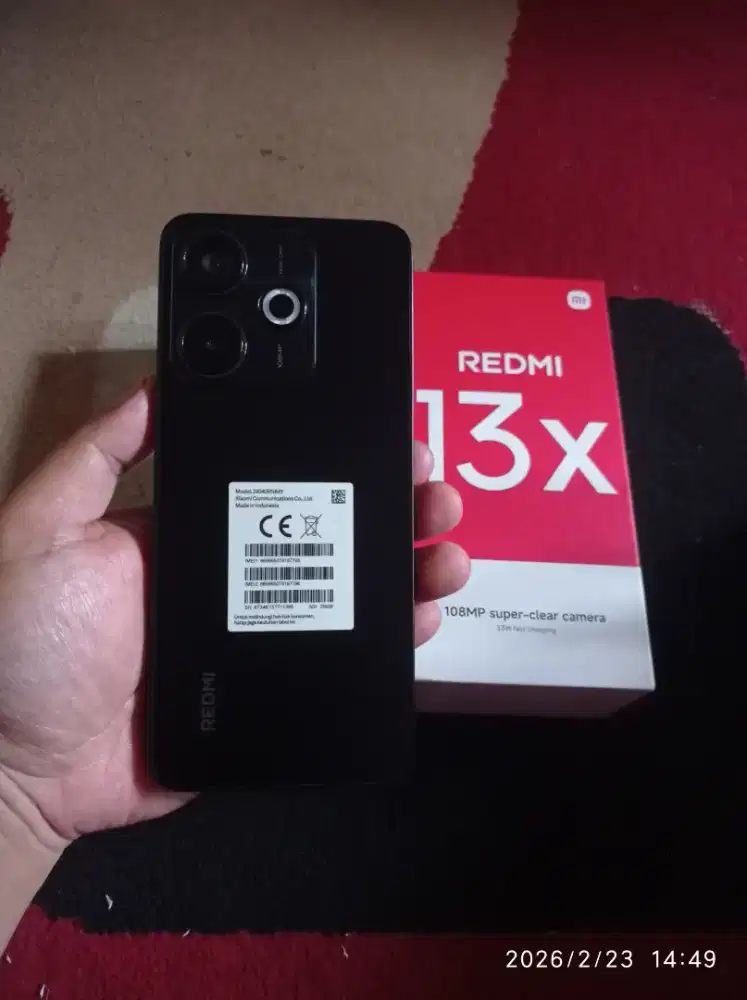 BISMILLAH REDMI 13X RAM 8/256 FULSET MULUS