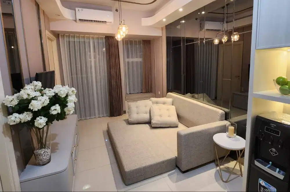 DISEWAKAN CEPAT SIAP HUNI APARTEMEN BENSON TOWER 2BR INTERIOR MODERN