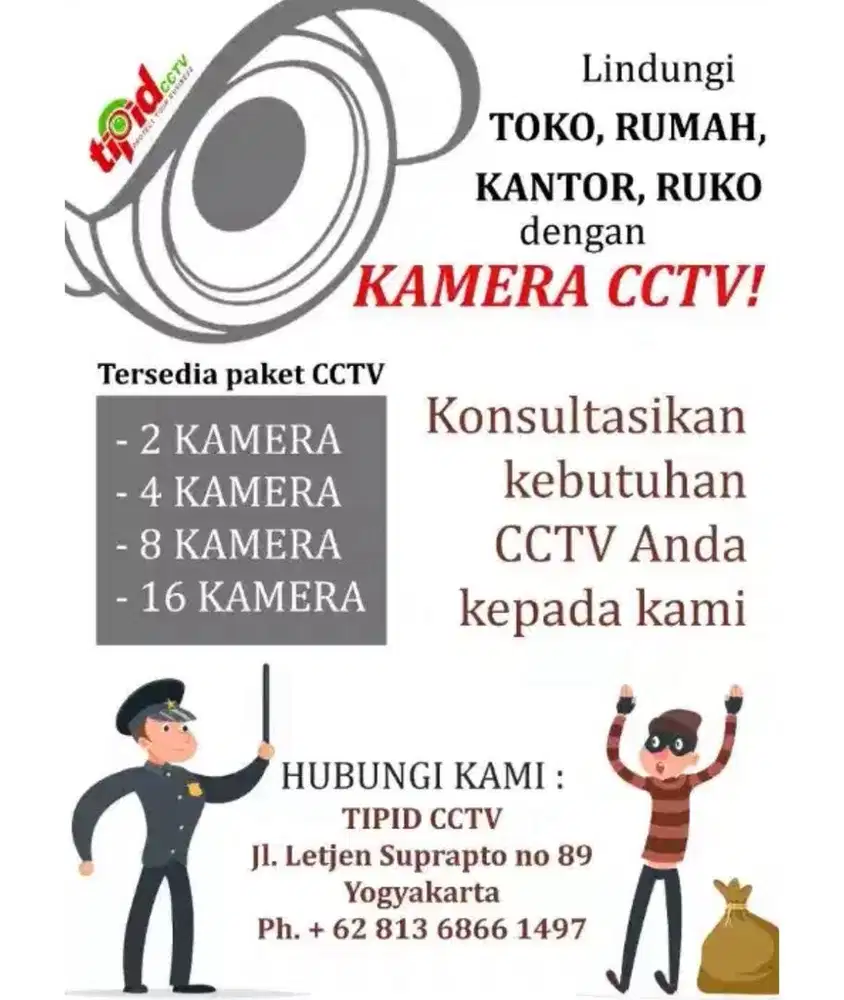 Jasa pemasangan CCTV kios