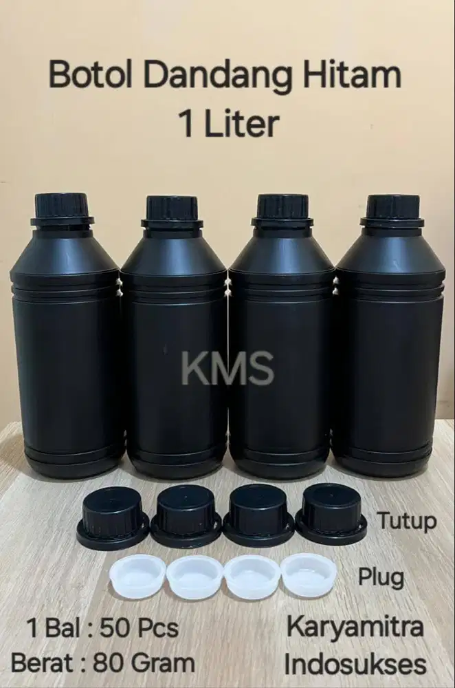 BOTOL DANDANG 1 LITER HITAM