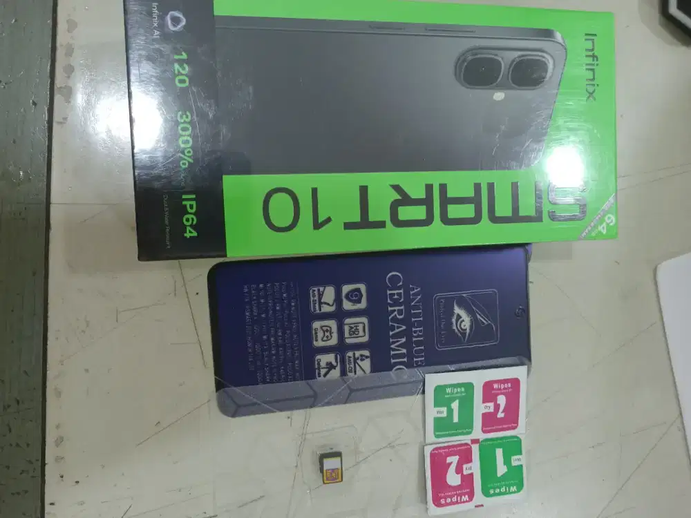 Packet hp infinix smart 10 segel