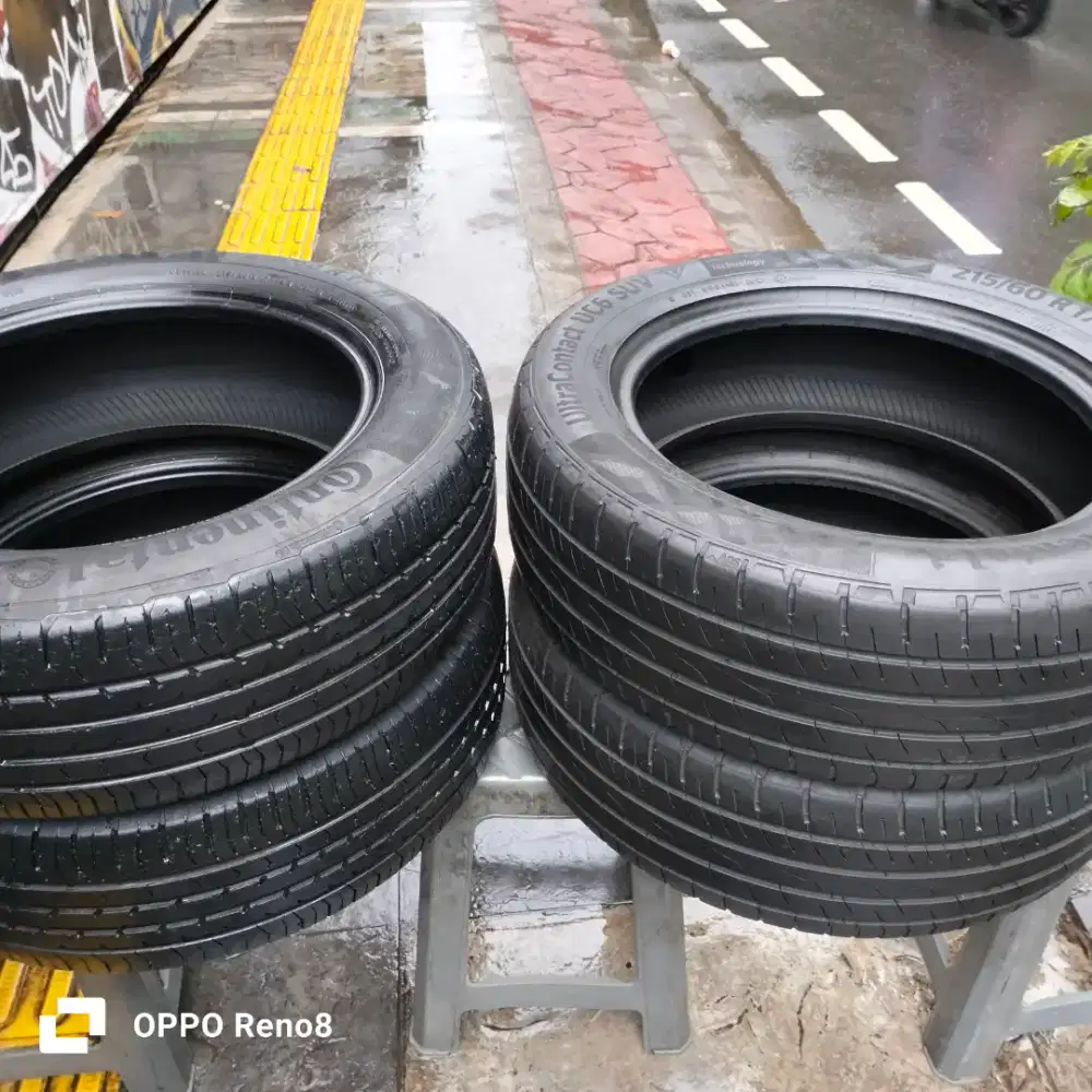 4ban 215/60/R17 Continental nik 2023 90% hub Wa gan